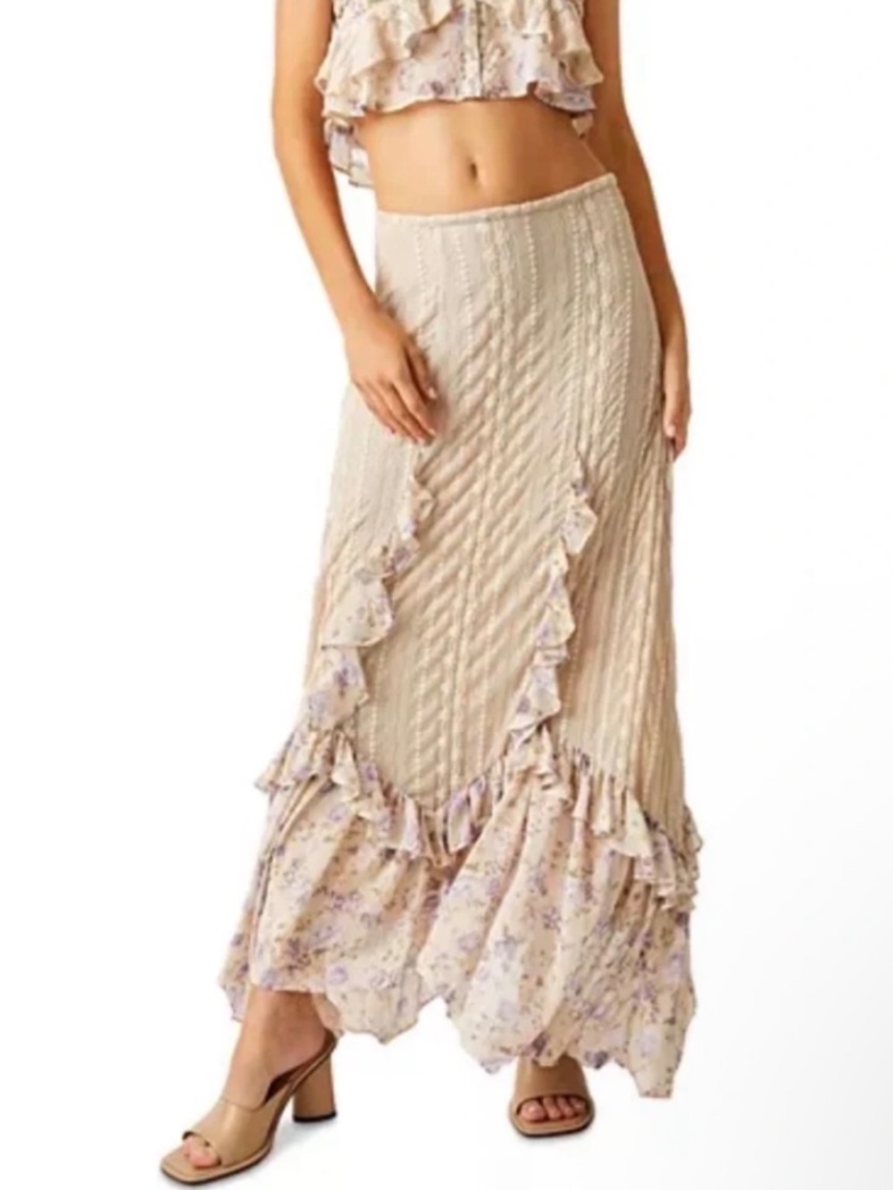 VIRAL free people “now & then” skirt. XS